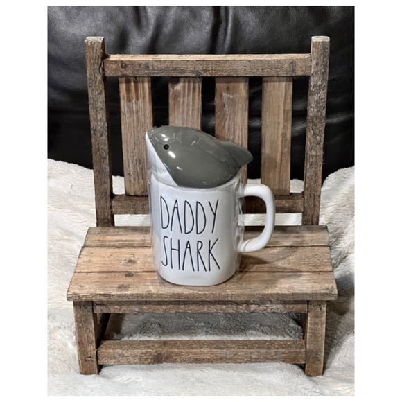 NEW Rae Dunn Daddy Shark Mug 🦈 - Picture 2 of 7
